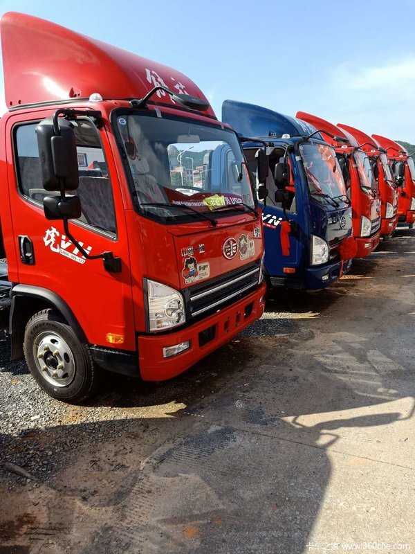 一汽解放轻卡虎vh潍柴wp23n栏板仓栅厢式货车特价