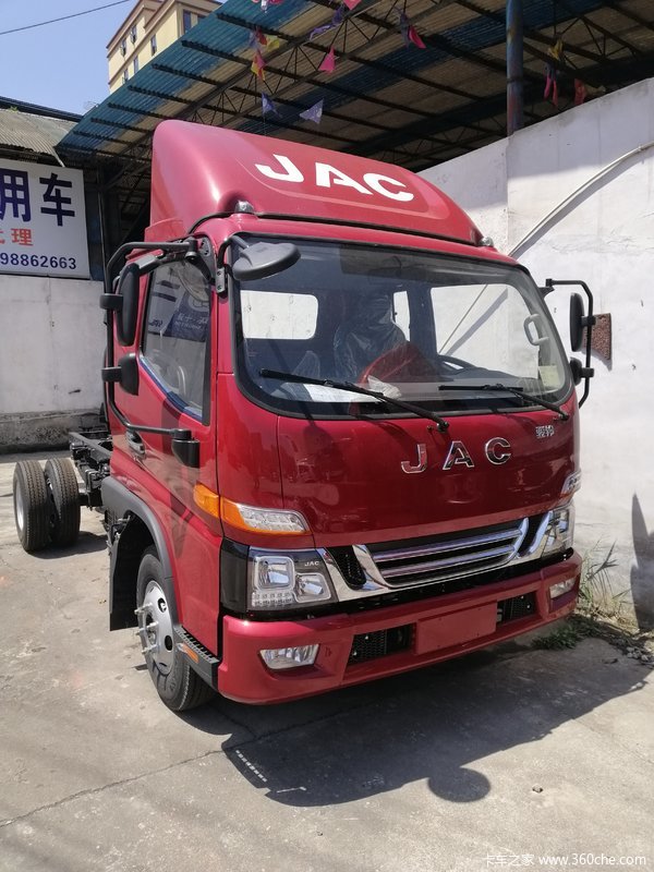 提车两台再定一台恭喜孙哥发大财三台江淮骏铃v6平板车