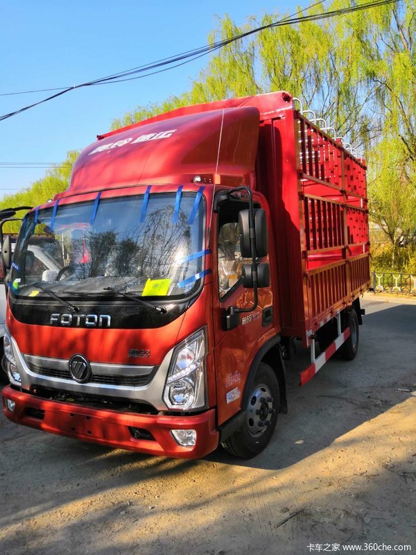 可0首付提车北京福田奥铃156大马力重载首选板车厢车高栏冷藏齐全