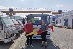 恭喜杨飚 喜提虎VN全柴单排载货车！