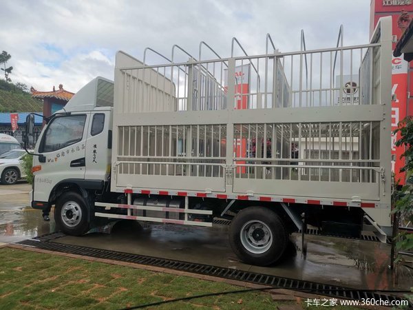 江淮骏铃V6德威156马力排半专业生猪运输车雨季直降1万元