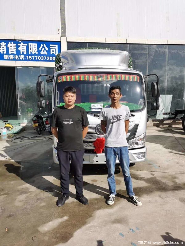 1台欧马可S3载货车成功交付客户！！！