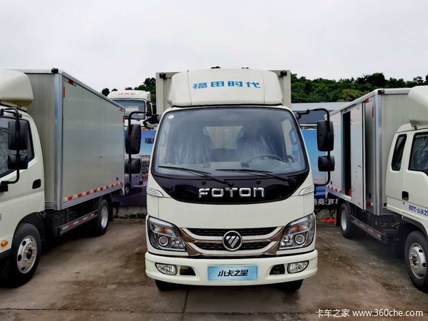 直降02万福田时代m3单排厢式载货车火热促销中