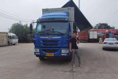 恭喜恭喜刘老板喜提解放龙v翼开启车辆 喜提龙V载货车