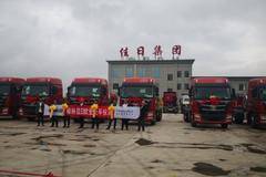 5台欧曼GTL牵引车成功交付客户，祝财源广进