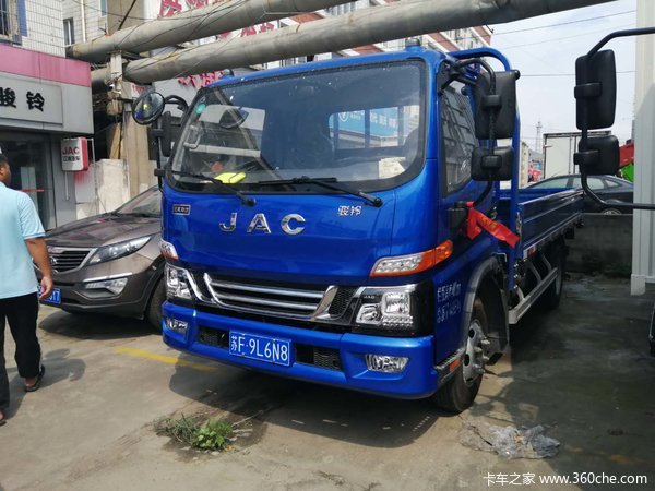 恭喜于老板 喜提骏铃V6载货车 祝生意兴隆 财源广进
