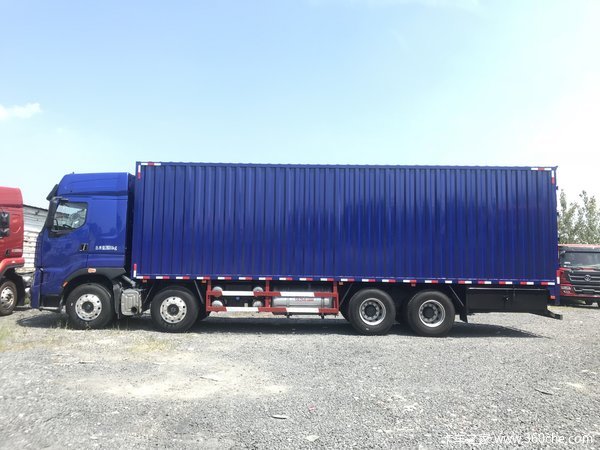 恭喜恭喜覃总喜提潍柴400前四后八厢式车一台喜提乘龙h7载货车