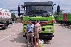 恭喜谭老板 喜提东风天锦自卸车马达一响黄金万两