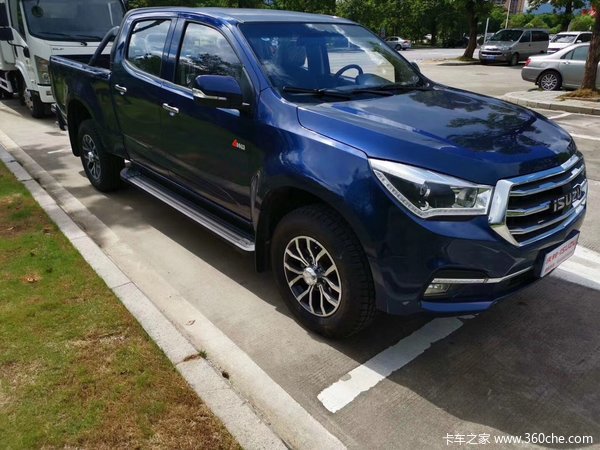 仅售998万元起庆铃五十铃国六达咖皮卡