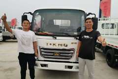 恭喜张先生 喜提唐骏K1载货车，祝生意兴隆！