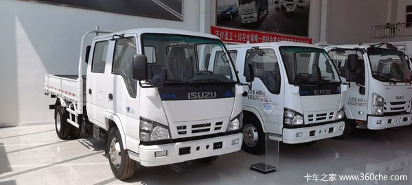 西安兰通庆铃五十铃600P促销车型到店