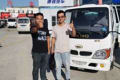 恭喜藏先生 喜提赛菱载货车，祝生意兴隆！