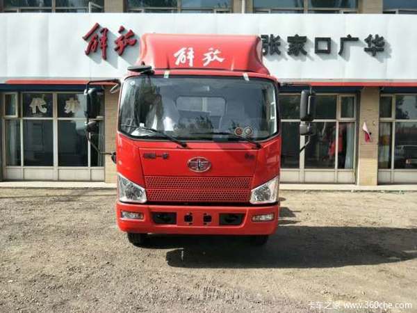 解放轻卡主推新车型,J6F重载版隆重登录张家口