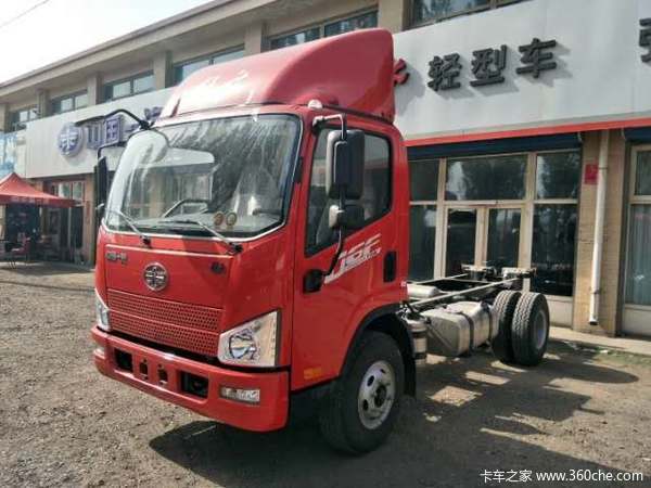 解放轻卡主推新车型,J6F重载版隆重登录张家口