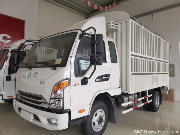 江淮新康铃j6宽体156马力仓栅车降价了