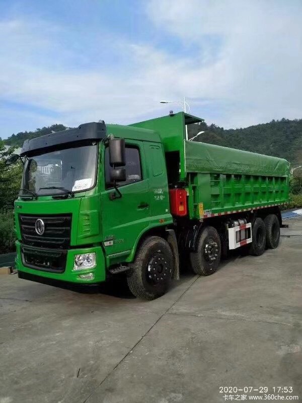 东风华神 f5 220马力 6x2 4.8米自卸车(eq3259gfv1)19.