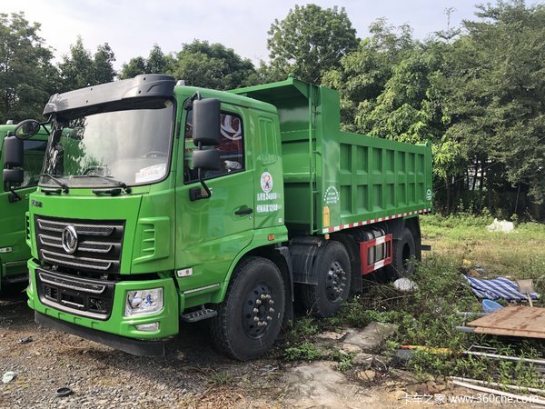 东风华神 f5 220马力 6x2 4.8米自卸车(eq3259gfv1)19.