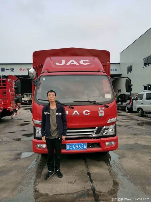 恭喜托老板 喜提骏铃V6载货车—邢台市新东胜