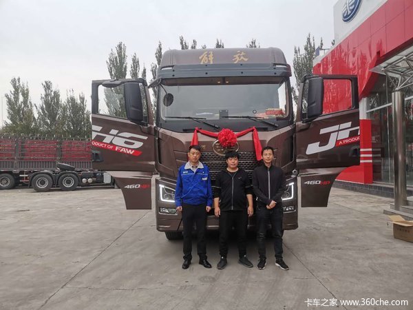 恭喜恭喜用户喜提JH6自动挡一台 喜提解放JH6载货车