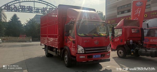 恭喜潘师父 喜提虎V载货车，解放车、放心车、生心车。