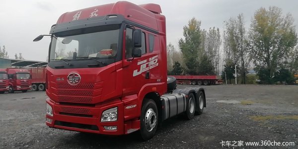 恭喜金老板喜提解放jh6卓越版460牵引车