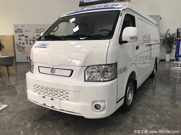 西安首台吉利远程20款E6中顶大面交车