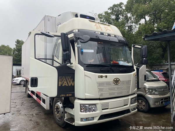 上海沪淮一汽解放J6L冷藏车优惠促销1.5万元,先购先得