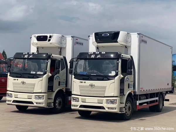 上海沪淮一汽解放J6L冷藏车优惠促销1.5万元,先购先得