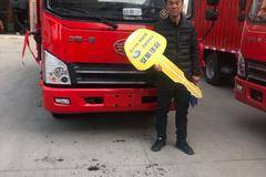 恭喜李老板 喜提虎VN栏板车一台潍柴110马力