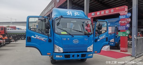 一汽解放轻卡J6F1880中体单排新车驾到