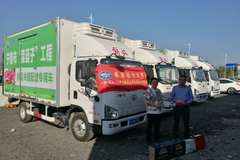 宁德市隆顺汽车服务有限公司解放轻卡老客户大拜年