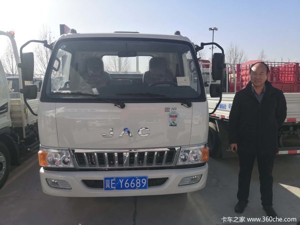 恭喜吴老板 喜提骏铃载货车—江淮骏铃e5