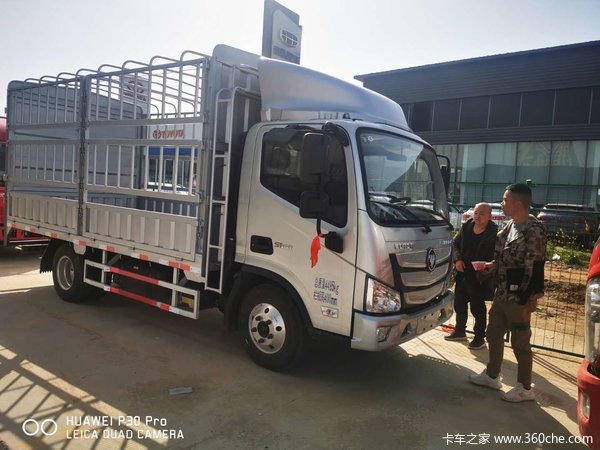 恭喜汉口北四季美农贸城叶总喜提欧马可S1国六仓栏运输车