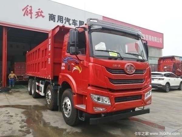 解放卡车挣钱机器,潍柴340马力驰田上装