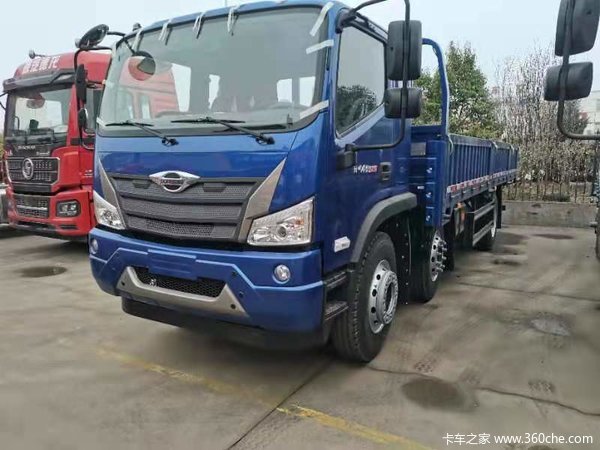 福田瑞沃领航中卡三轴车6米8平板仓栅