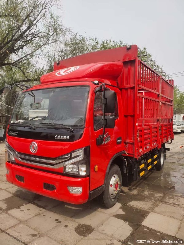 北京蓝牌四米二东风多利卡板车厢车高栏轻松上牌无需等待可0首付提车