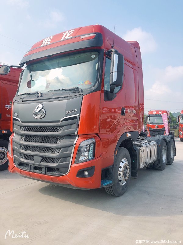 新车到店 绵阳市乘龙h7 500马力牵引车仅需31.98万元