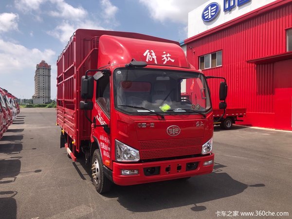 解放高端轻卡j6f蓝牌重载10吨王内宽2450重载王