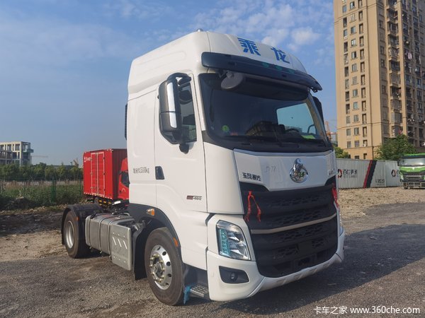 恭喜萧山瓜沥张老板喜提国六乘龙h7牵引车