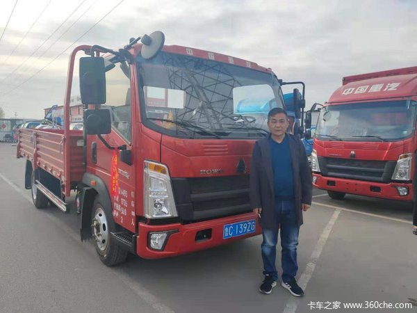 恭喜恭喜老板喜提王系列豪沃轻卡 喜提王载货车