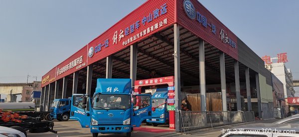 一汽解放轻卡J6F国6大柴216大梁新车到店