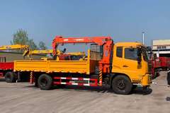 东风天锦国五随车吊让利1万促销，劲爆来袭