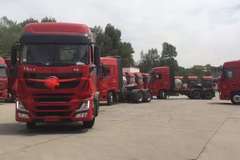 陕西日鼎4台天龙旗舰500马力燃气车成功交付客户