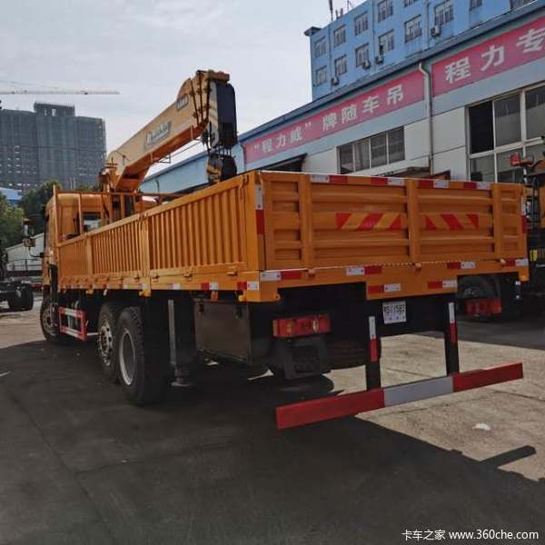 国六大运提伸桥玉柴240马力10吨随车吊