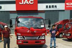 恭喜吉美化妆品 喜提骏铃V5单排栏板载货车