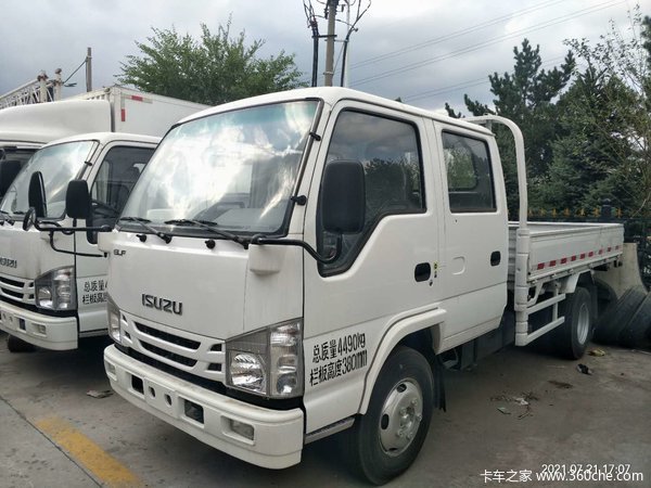 五十铃双排客货车盛夏冰点价格为您降暑超低价