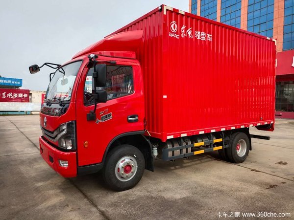 国六东风多利卡140马力厢式车只需10.7万