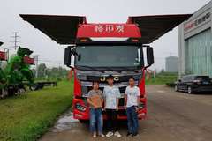 恭喜李老板喜提江淮格尔发6.8米双飞翼