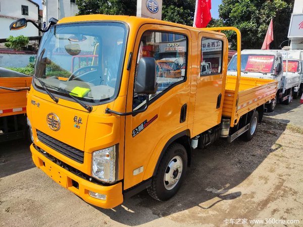 国六新车到店南昌市解放公狮载货车仅需988万元