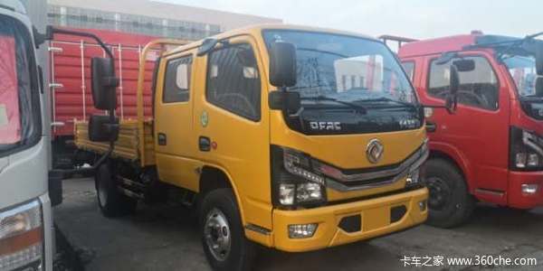 多利卡工程黄双排座载货车南通市火热促销中 让利高达0.5万